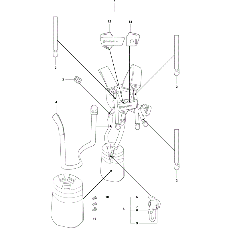 Husqvarna  345RX (2010) Parts Diagram, Page 24