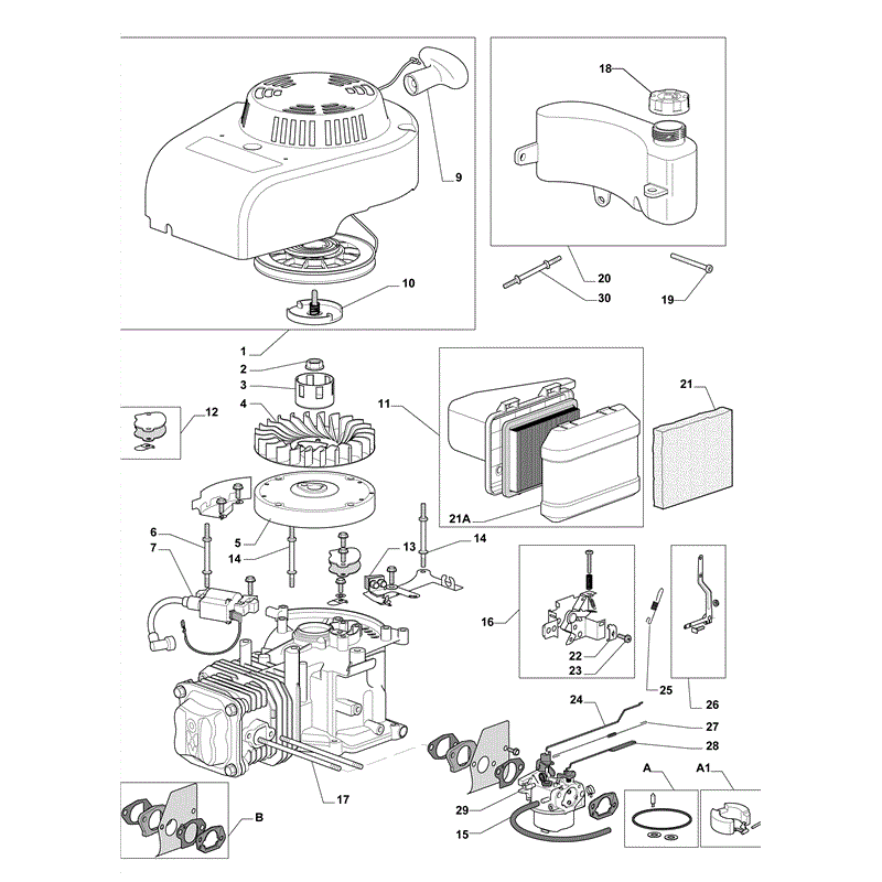 Mountfield S461R-HP (2011) Parts Diagram, Page 7