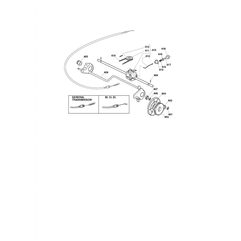 Castel / Twincut / Lawnking XA52MBS (2008) Parts Diagram, Page 13