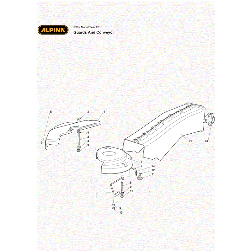 Alpina  K90 (2010) Parts Diagram, Page 10