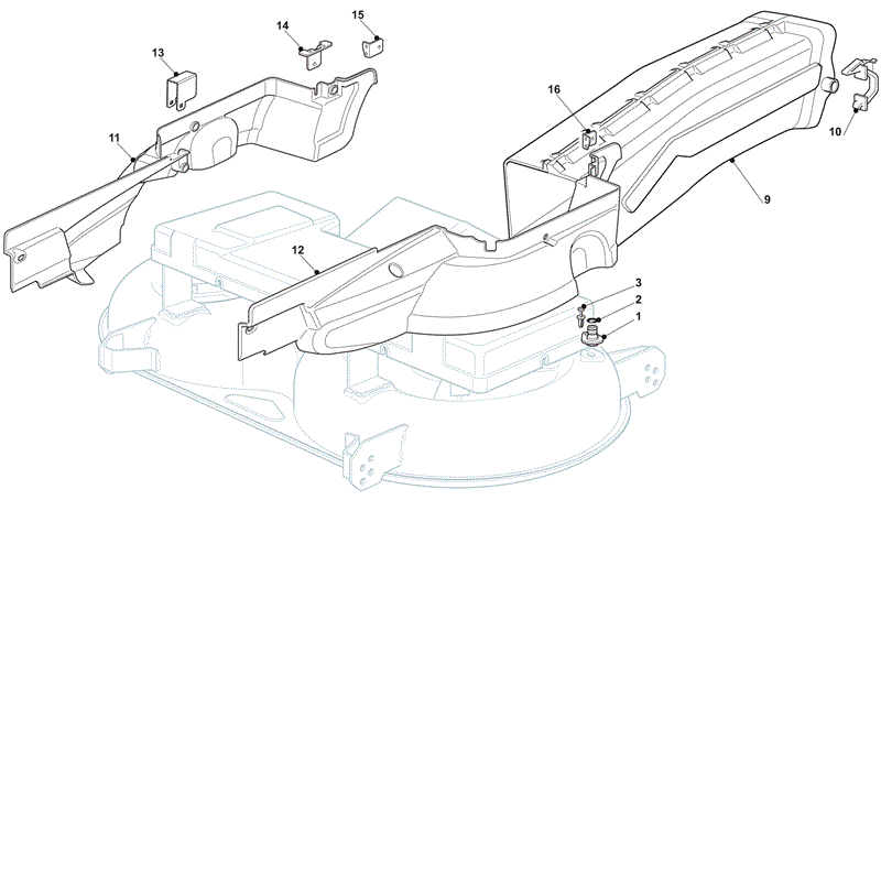 Castel / Twincut / Lawnking XT170HD (2012) Parts Diagram, Guards and Conveyor