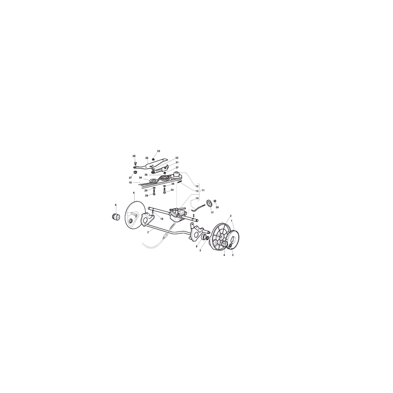 Mountfield 462PD Petrol Rotary Mower (294485038-UM8 [2008-2009]) Parts Diagram, Transmission