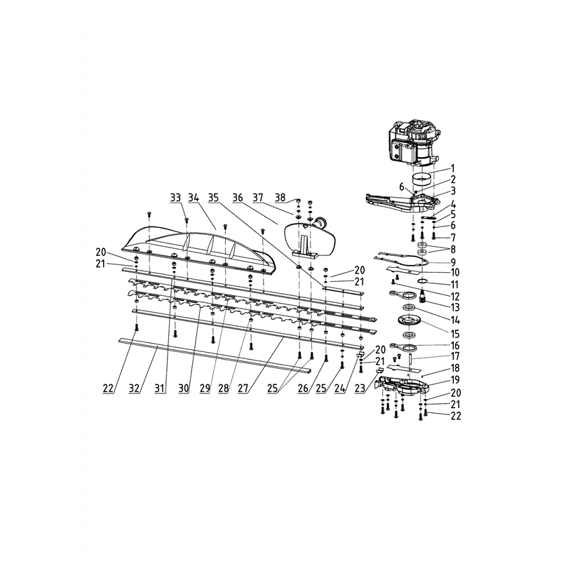 Mitox 700SX (700SX) Parts Diagram, Blades