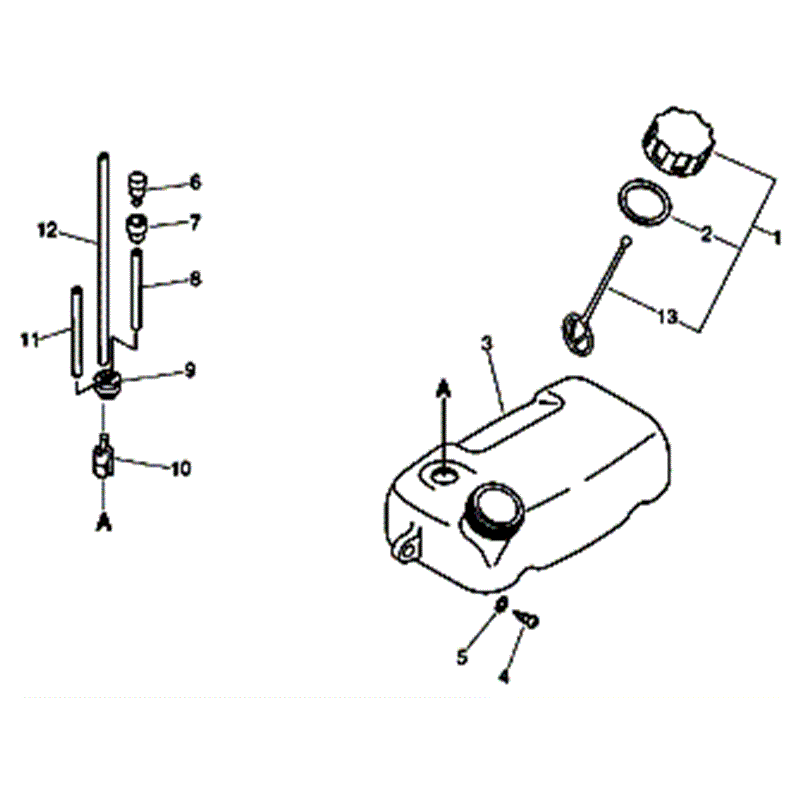 Echo PB-24LN (PB-24LN) Parts Diagram, FUEL TANK