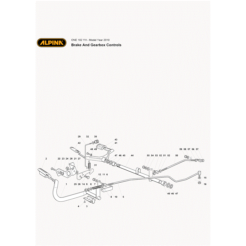 Alpina  One 102YH (2010) Parts Diagram, Page 5