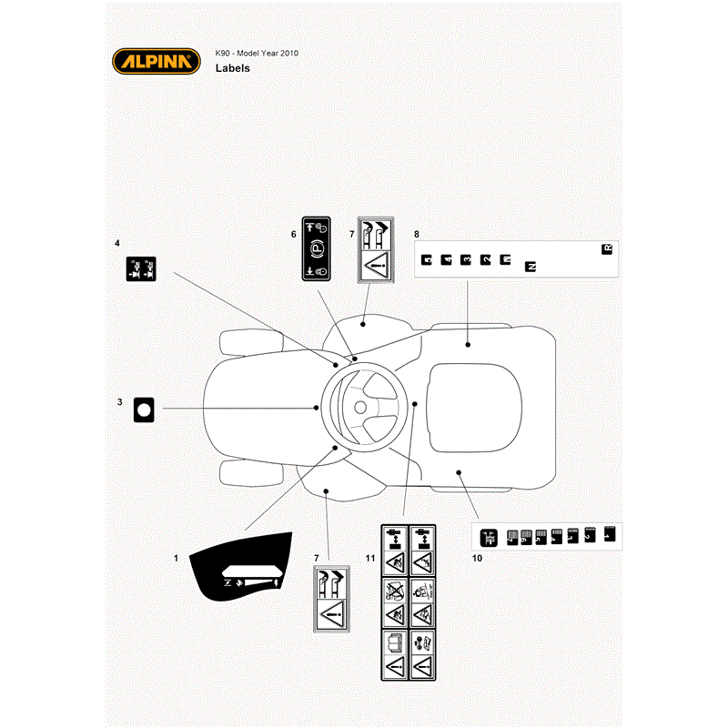 Alpina  K90 (2010) Parts Diagram, Page 15