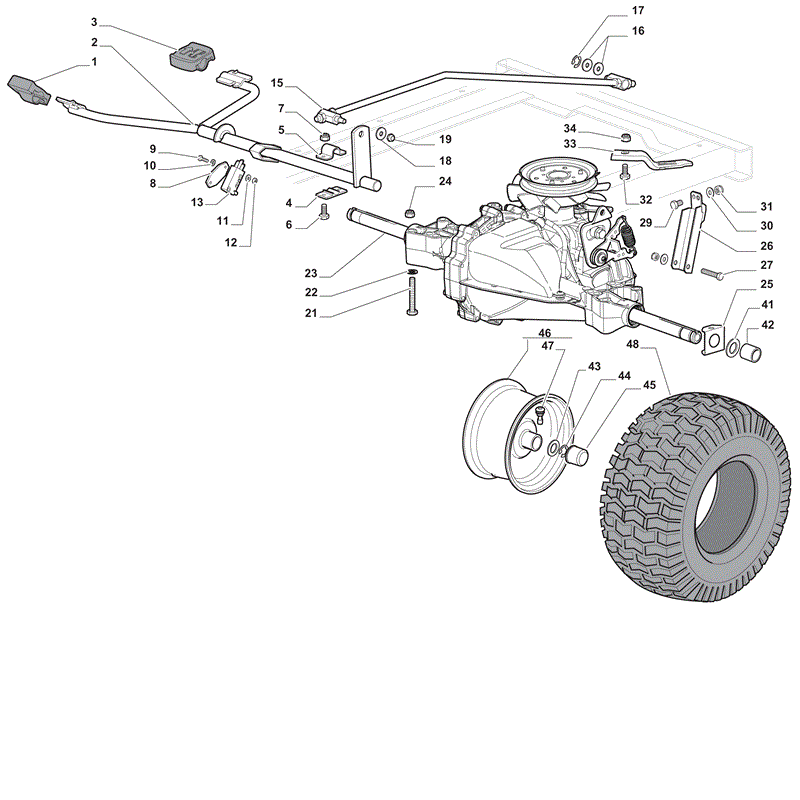 Mountfield 3000SH Lawn Tractor (2012) Parts Diagram, Page 6