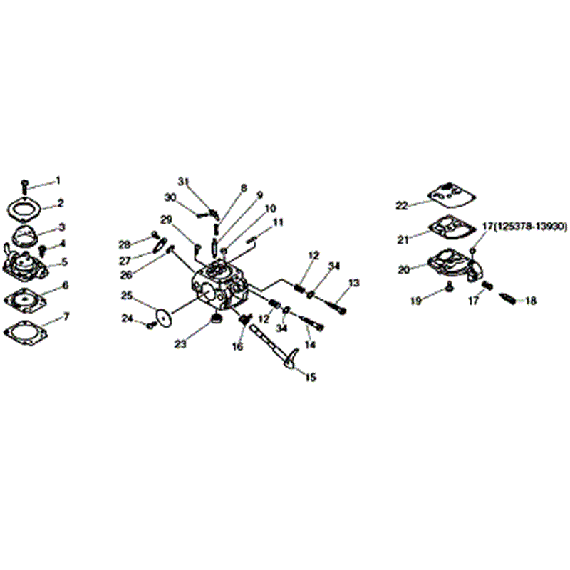 Echo PB-46LN (PB-46LN) Parts Diagram, CARBURETOR