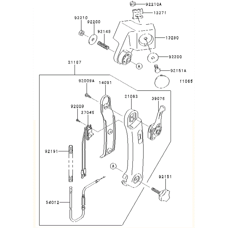 Kawasaki KRB400A (HA400A-BS50) Parts Diagram, CONTROL-EQUIPMENT