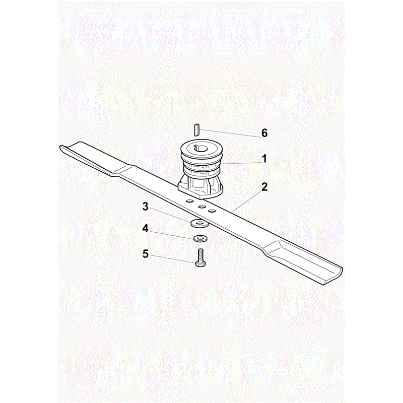 Castel / Twincut / Lawnking XA52MBS (2010) Parts Diagram, Blade