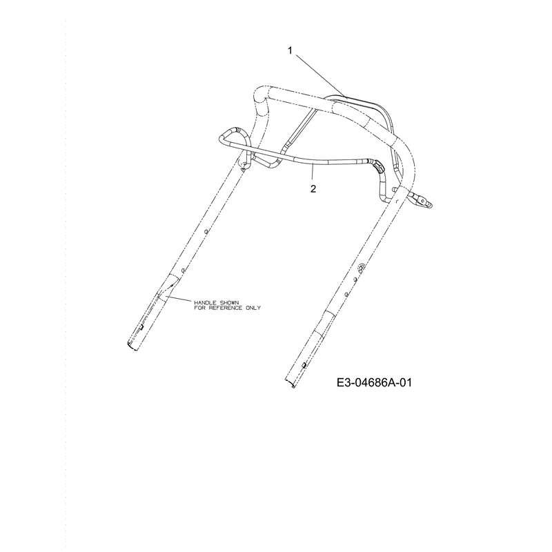 Efco LR 55 4-IN-1 CAT 2010 B&S Lawnmower (2010) Parts Diagram, Control Lever