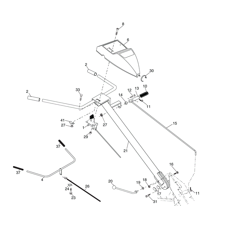 Husqvarna  TR460 DUAL (2010) Parts Diagram, Page 1