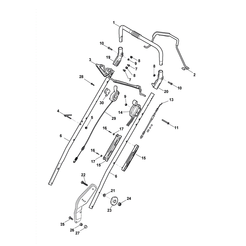 Castel / Twincut / Lawnking XA55MBS-BBC (2011) Parts Diagram, Page 2