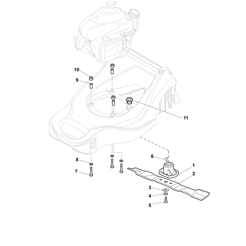 Mountfield HP414 (RS100 OHV) (2014) Parts Diagram, Page 4