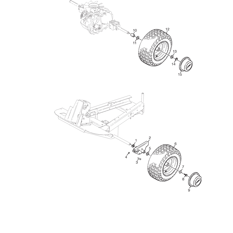 Stiga VILLA 520 HST (13-5721-71 [2013-2015]) Parts Diagram, Wheel_0