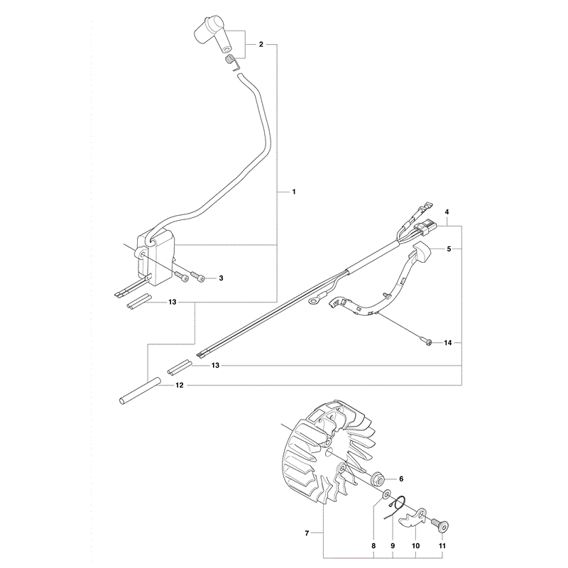 Husqvarna 560XP Chainsaw (2011) Parts Diagram, Ignition System