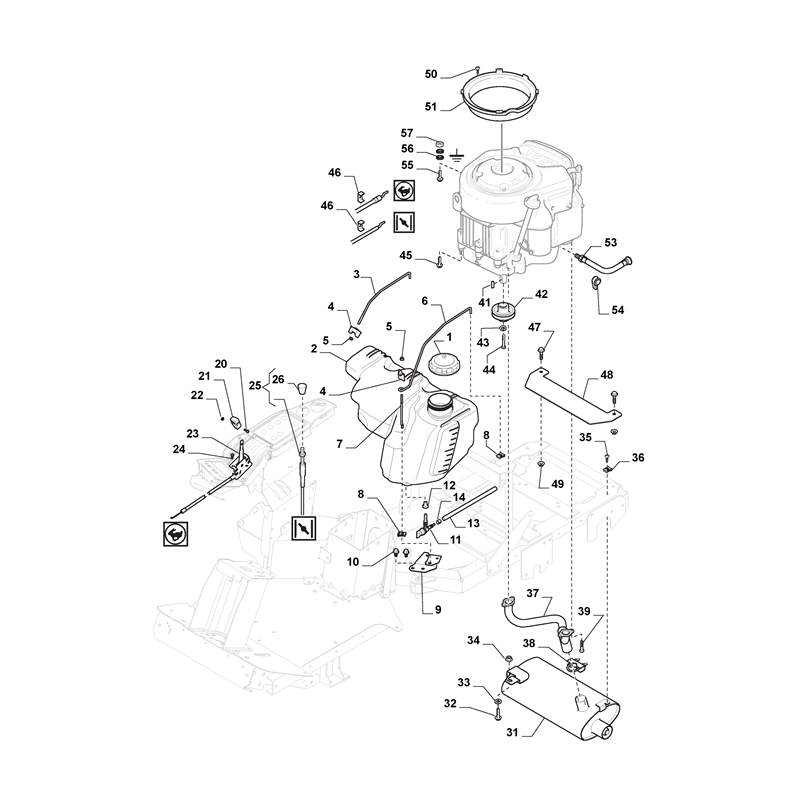 Stiga PARK PRO 740 IOX (13-6491-11 [2015-2019]) Parts Diagram,  B&S_0
