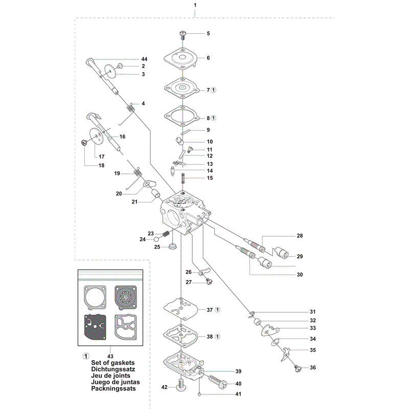 Husqvarna  333 (2010) Parts Diagram, Page 22
