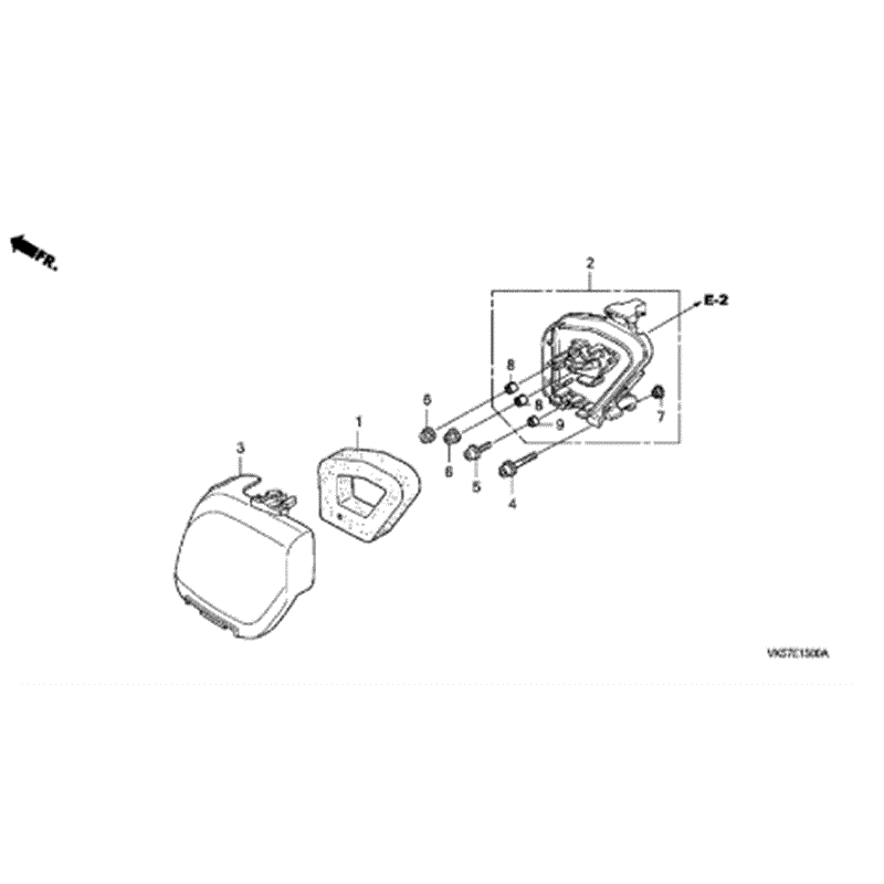 Honda UMK 435 LE Brushcutter (UMK435E-LEET) Parts Diagram, AIR CLEANER 