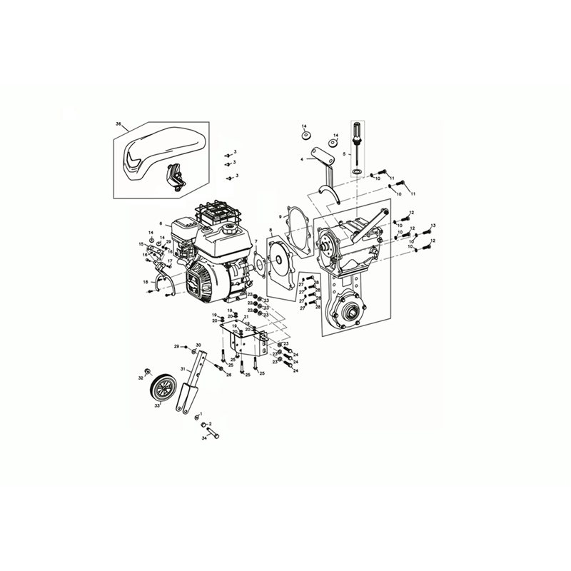 Bertolini 218 (K900 HR) - EURO5 (218 (K900 HR) - EURO5) Parts Diagram, Engine