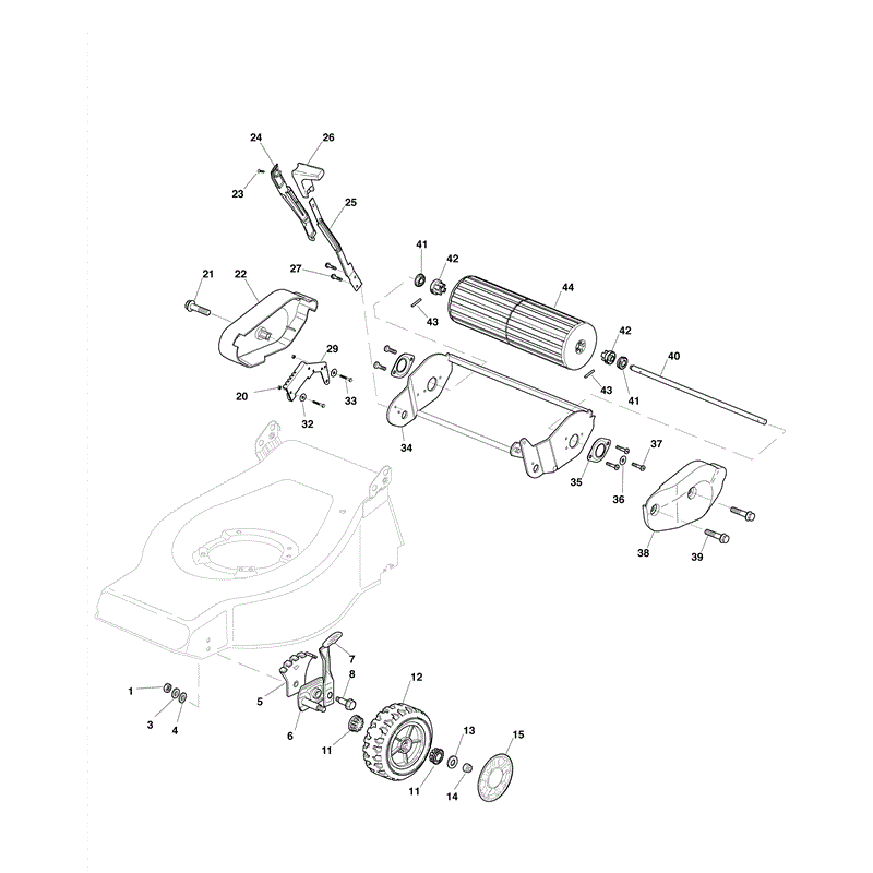 Mountfield 462R-PD (2010) Parts Diagram, Page 1