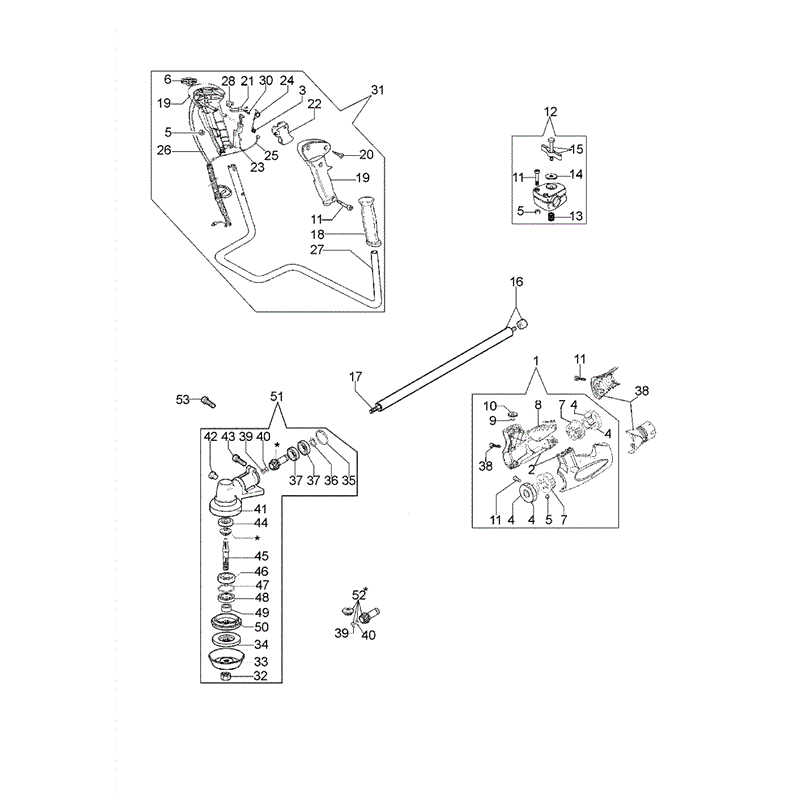 Efco STARK-3800T (2011) Parts Diagram, Page 5