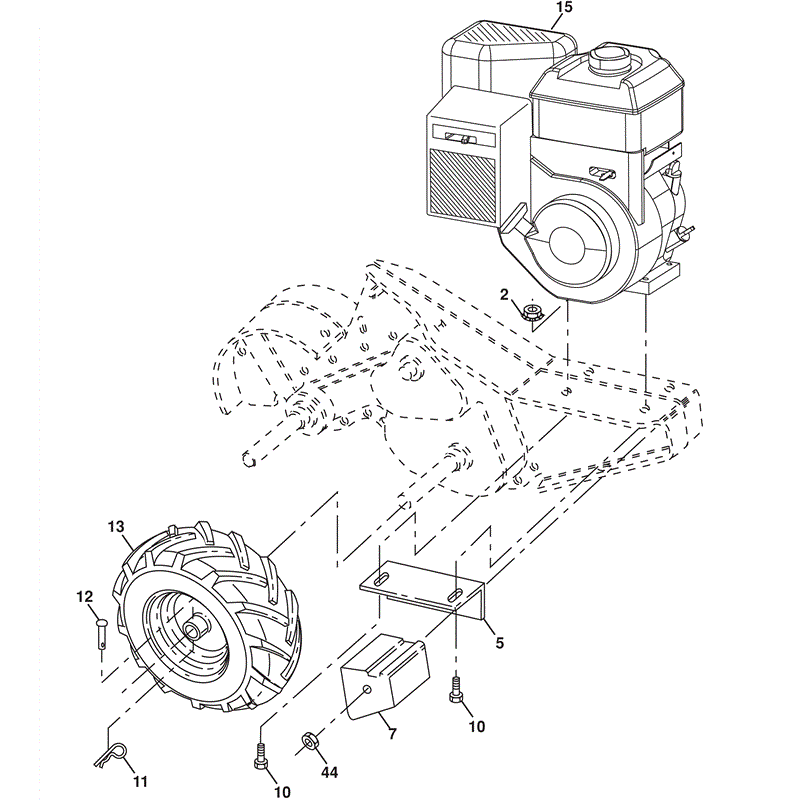 McCulloch MRT6 (96091002104 (2013)) Parts Diagram, Page 3