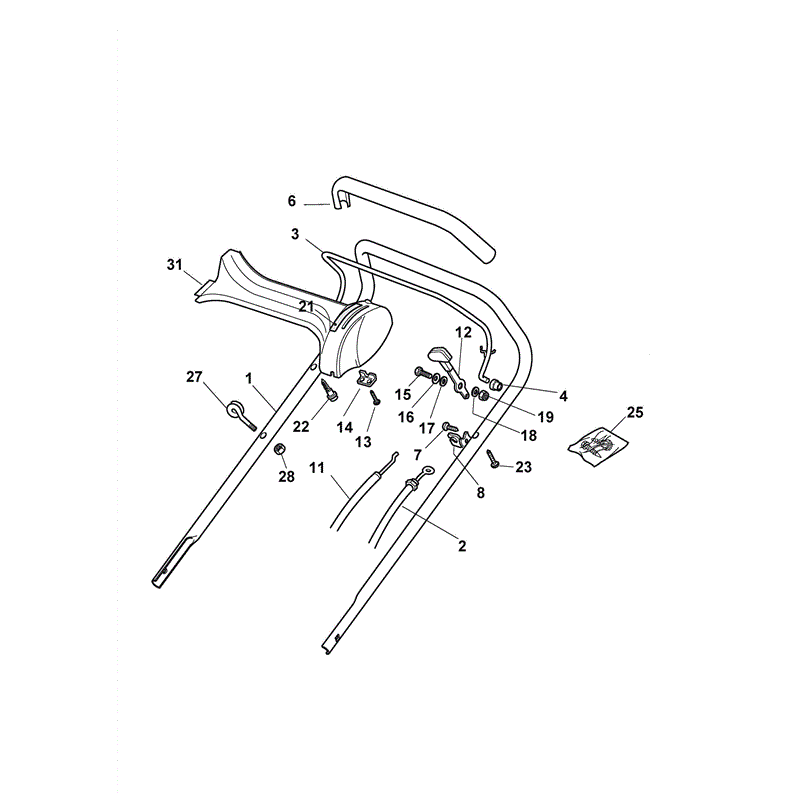 Castel / Twincut / Lawnking XP50B (2011) Parts Diagram, Page 2