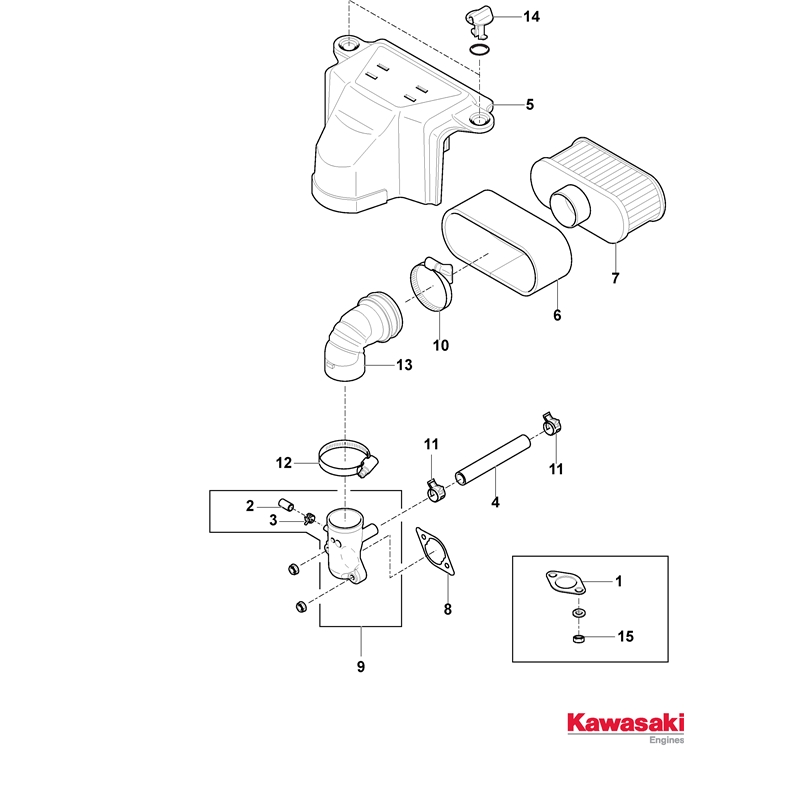 Mountfield 1638H Twin Lawn Tractor (2T2610683-M19 [2019]) Parts Diagram, Muffler