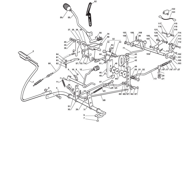 Mountfield 2800SH Ride-on (2T0210383-M10 [2011-2013]) Parts Diagram,  HYG