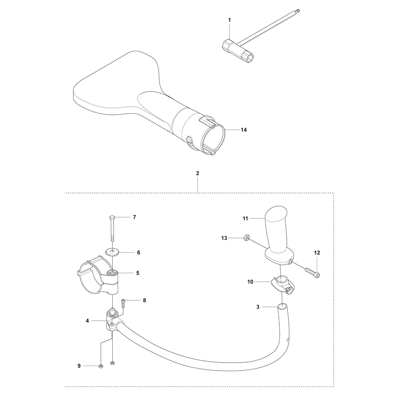 Husqvarna  350BT (2009) Parts Diagram, Page 17