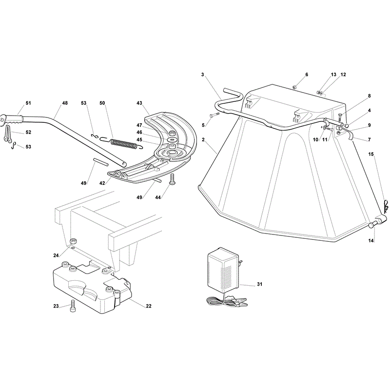 Mountfield 1228 Ride-on (2010) Parts Diagram, Page 12