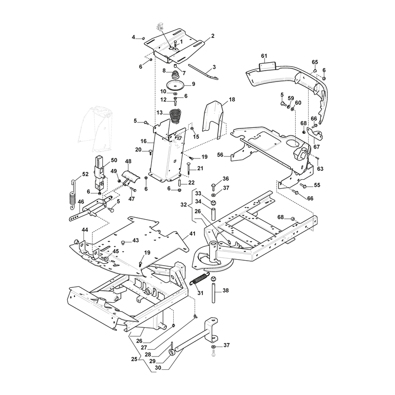 Stiga Park 320  (2019) (2019) Parts Diagram, Chassis