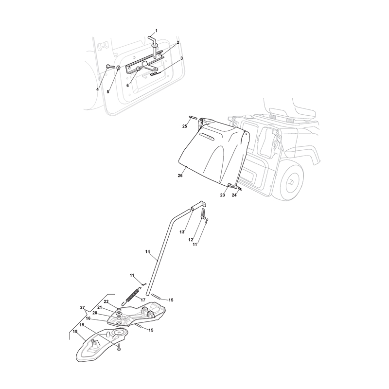 Mountfield 827H Ride-on (2T0065483-M13 [2015]) Parts Diagram, Optionals On Request