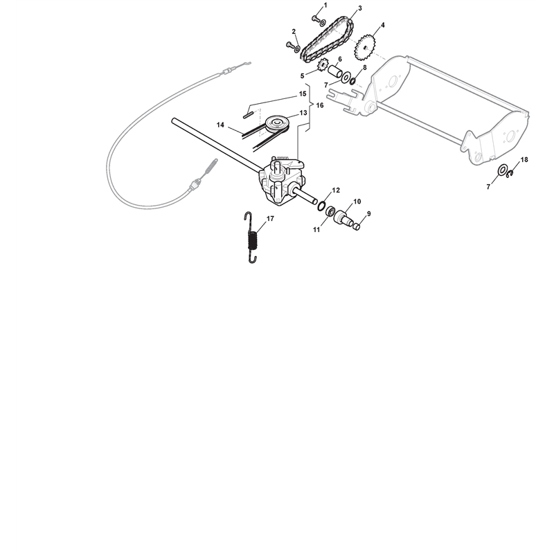 Mountfield S42R PD Li  (2020) (2020) Parts Diagram, Roller