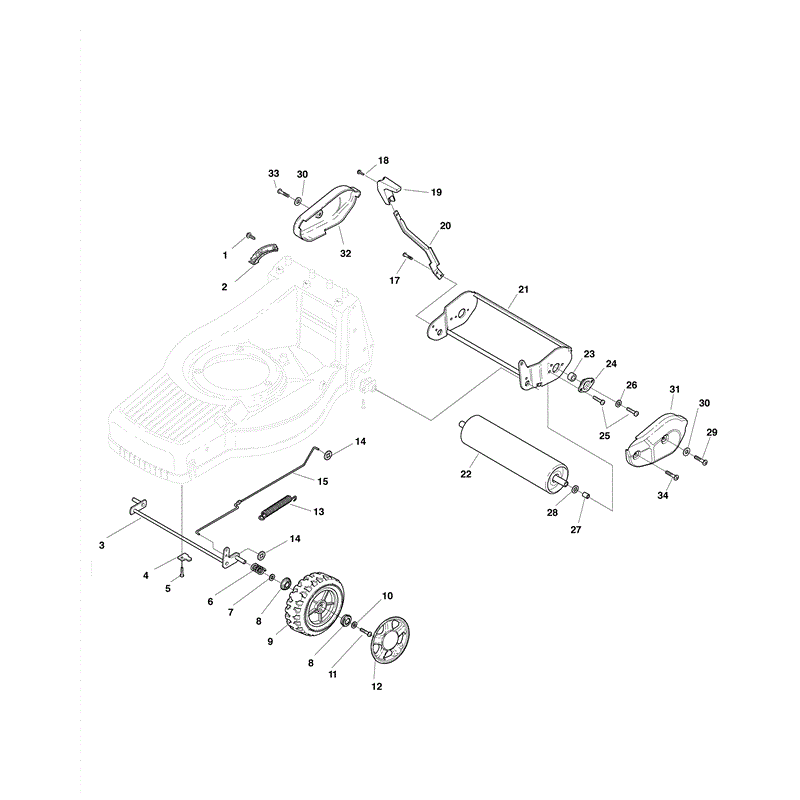 Mountfield M484R-ES (2010) Parts Diagram, Page 1