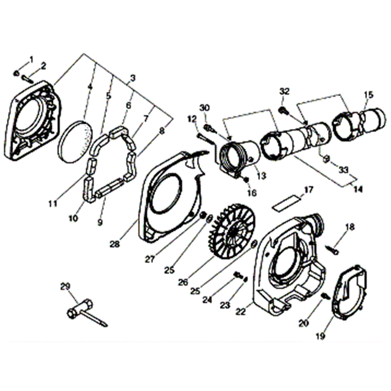 Echo PB-24LN (PB-24LN) Parts Diagram, FANCASE