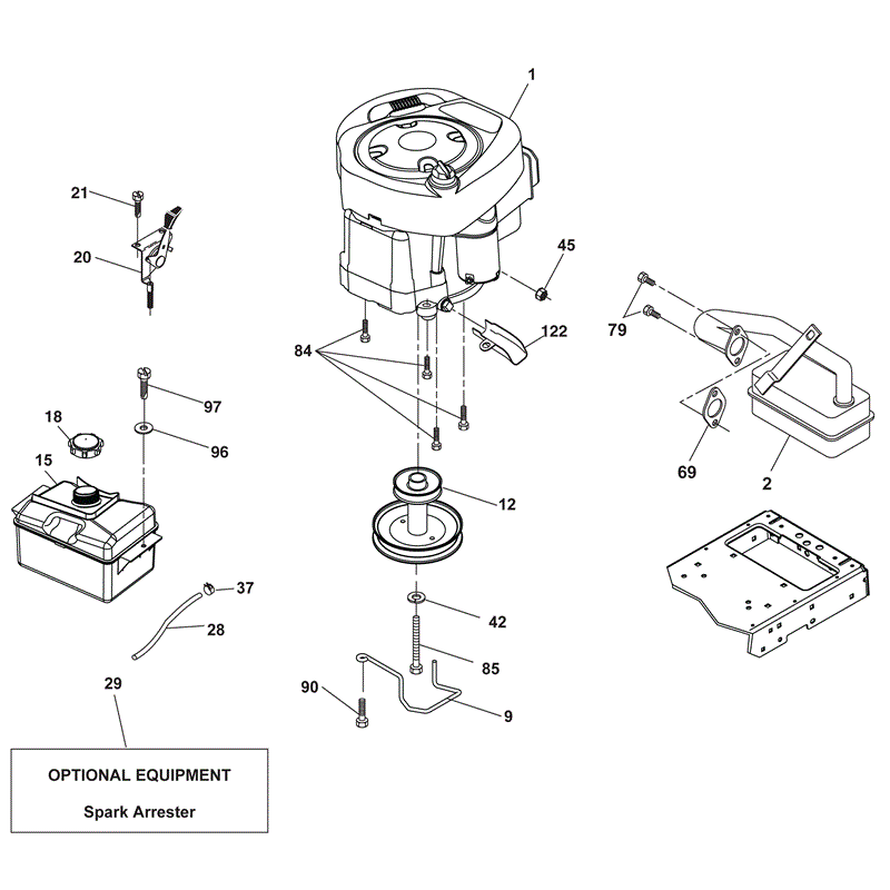 McCulloch M115-77RB (96051001100 - (2011)) Parts Diagram, Page 6