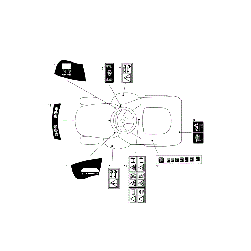 Castel / Twincut / Lawnking XG145HD (2009) Parts Diagram, Page 13