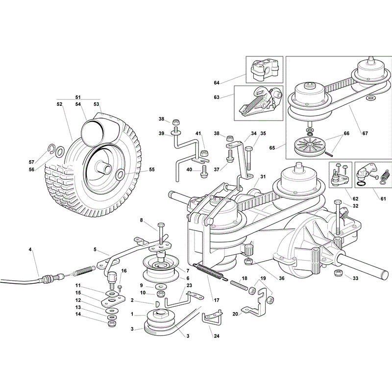 Mountfield 725V-M Ride-on (2010) Parts Diagram, Page 6