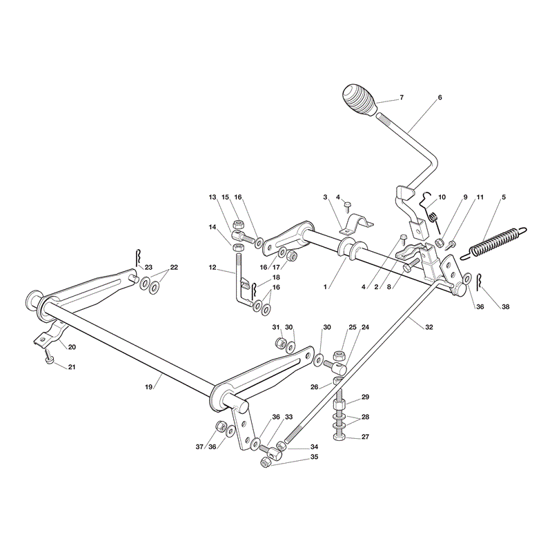 Mountfield R25V (Series 5500 OHV-196cc) (2010) Parts Diagram, Page 8