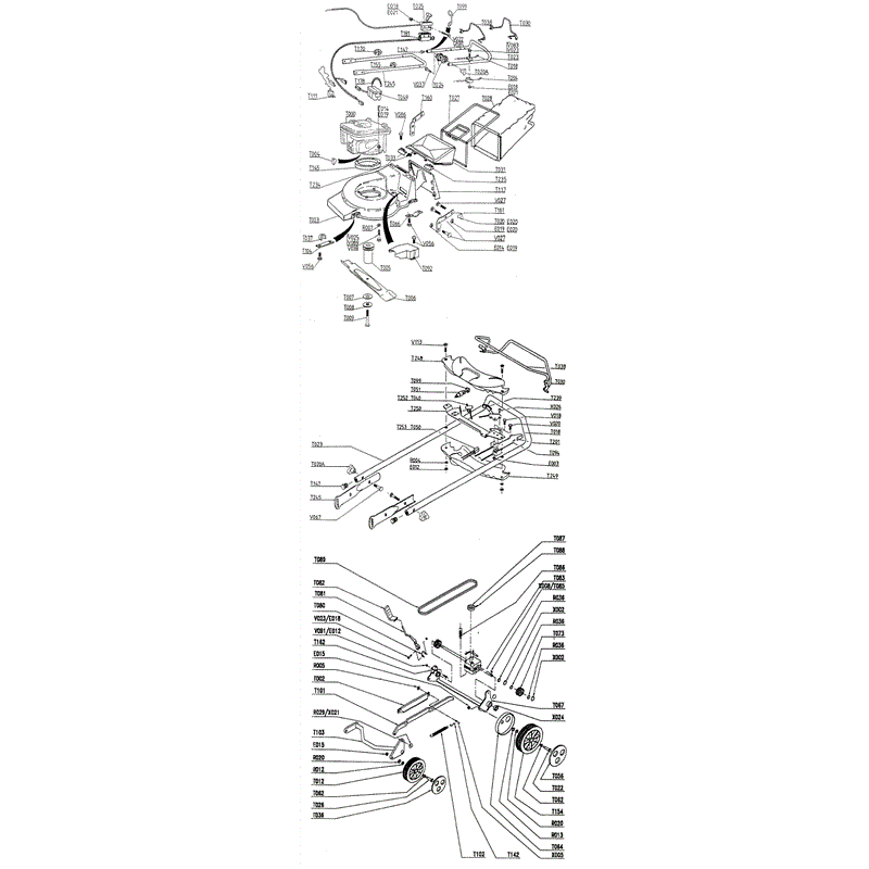 Mountfield BTS (4850E) Parts Diagram, Page 1