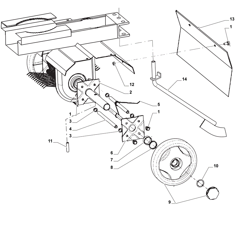 Mountfield Manor 500RG (2009) Parts Diagram, Page 2