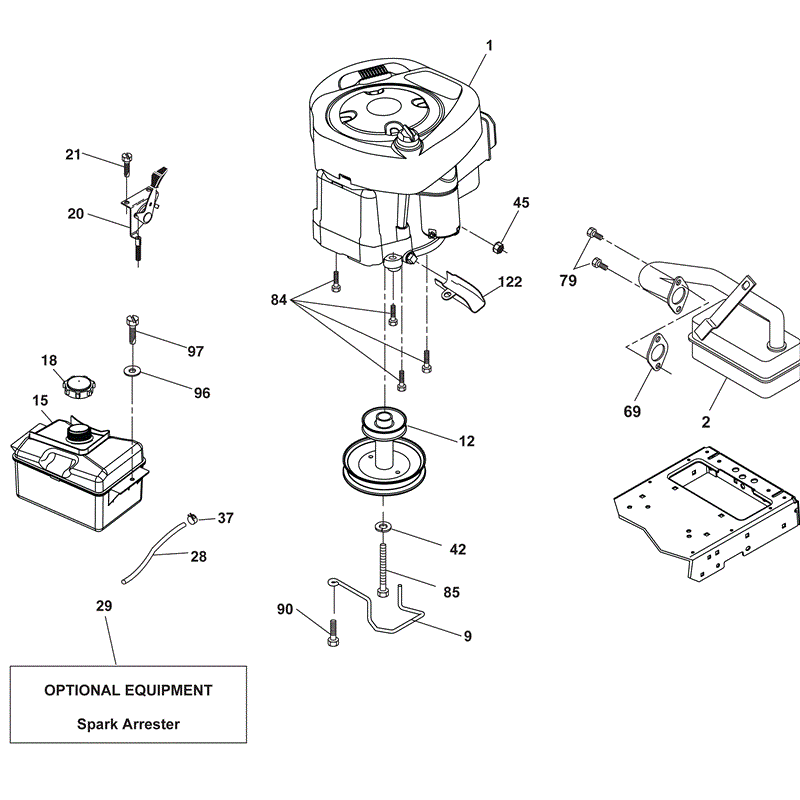 McCulloch M115-77RB (96051001102 - (2011)) Parts Diagram, Page 6