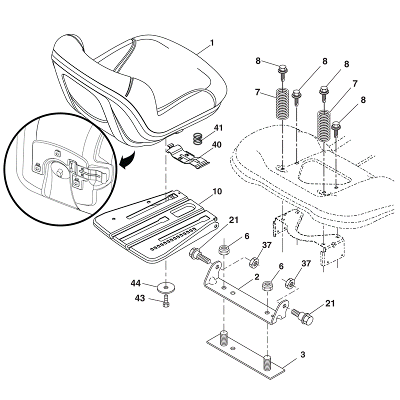 McCulloch M115-77RB (96041012301 - (2010)) Parts Diagram, Page 10