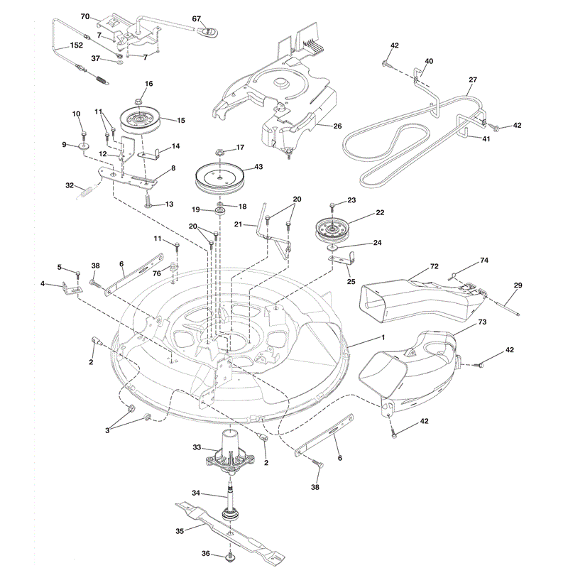 McCulloch M115-77RB (96051001100 - (2011)) Parts Diagram, Page 8