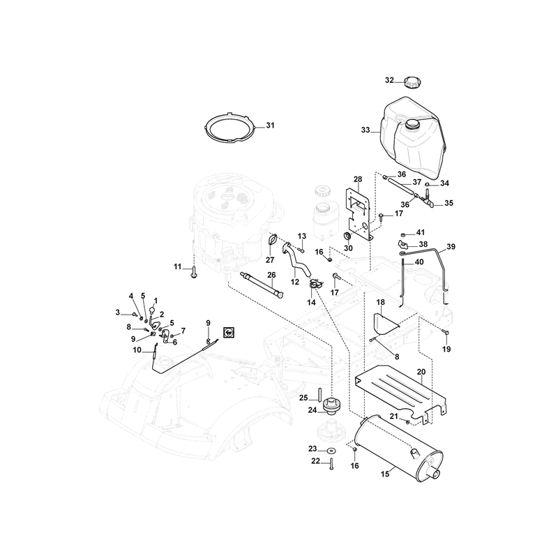 Stiga PARK 340 PX (2F6130511-S18 [2018-2019]) Parts Diagram, Engine_0