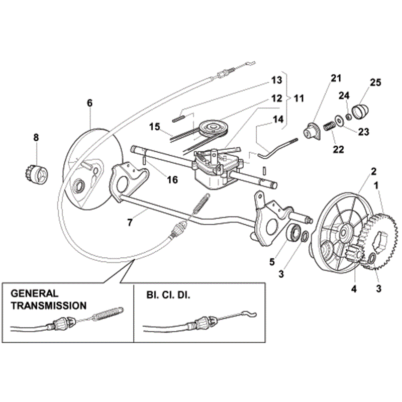 Mountfield S420PD Petrol Rotary Mower (294435023/M10) (2010) Parts Diagram, Page 5