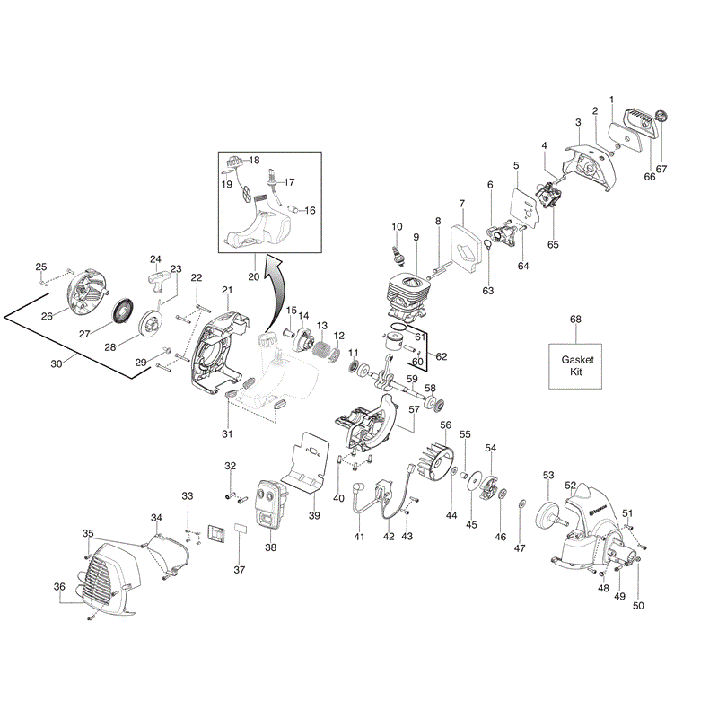 Husqvarna  128R (2010) Parts Diagram, Page 2