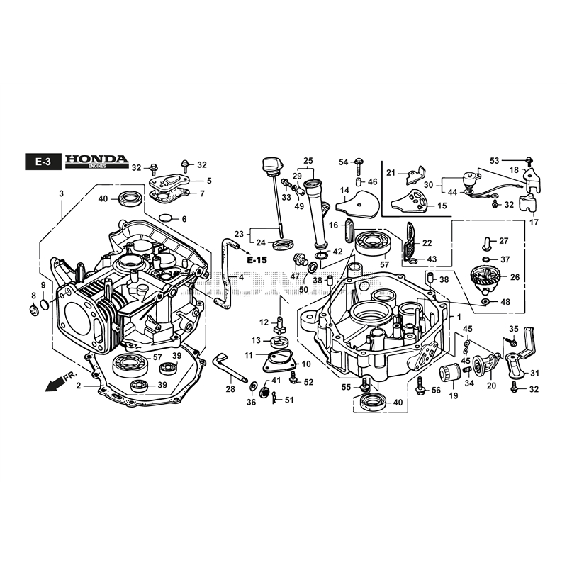 Mountfield 3000SH Lawn Tractor (2T2000383-M12 [2012-2015]) Parts Diagram, Cylinder Barrel